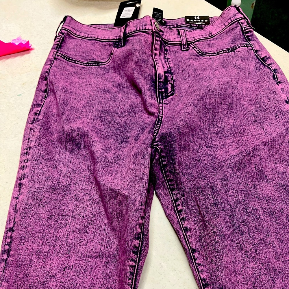 Acid washed jeans
